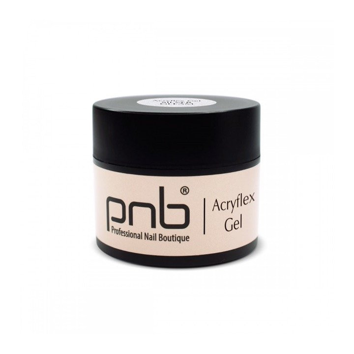 Acryflex PNB Gel, Silver Glam - Brilho prateado para unhas sofisticadas