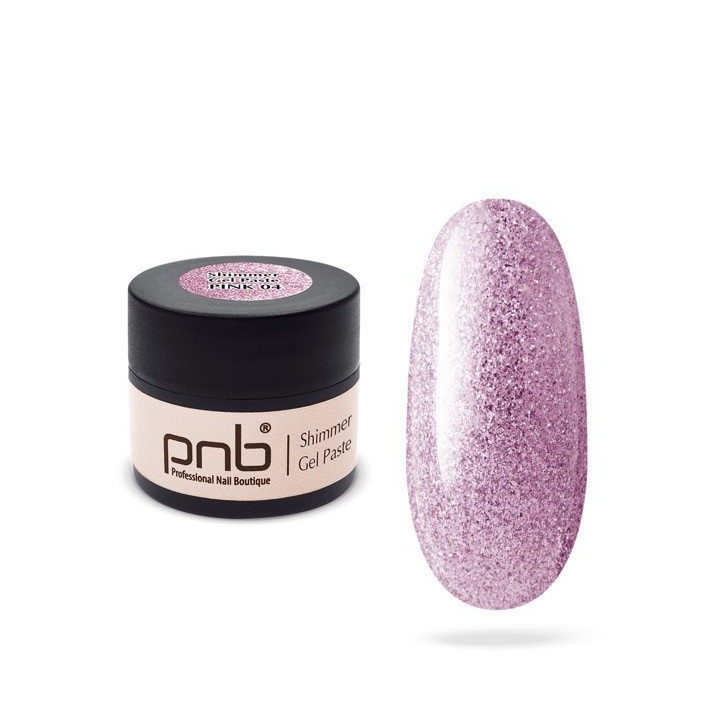 Descubra a Pasta Gel Metálica PNB Shimmer Pink!
