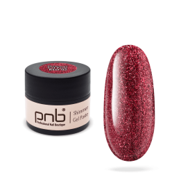 Sublima tus uñas con Shimmer Paste Gel Red PNB