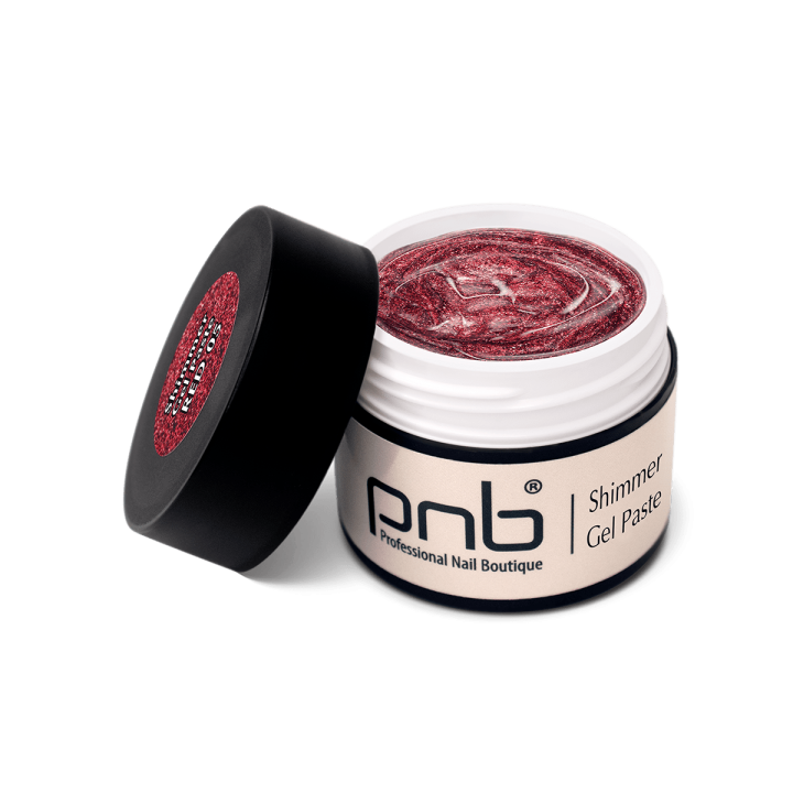 UV LED Shimmer Gel Paste 05 Red 5 ml