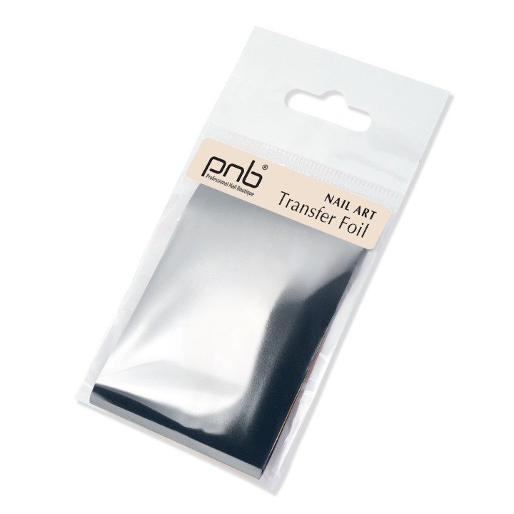 Nail Art Transfer Foil 02 Silver PNB, 4х100 cm