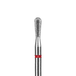 Perforación de uñas diamante juego Staleks Pro Red 0.23mm - 5mm