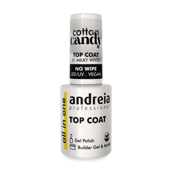 All in One Cotton Candy - 01 Milky White Andreia - Vegan
