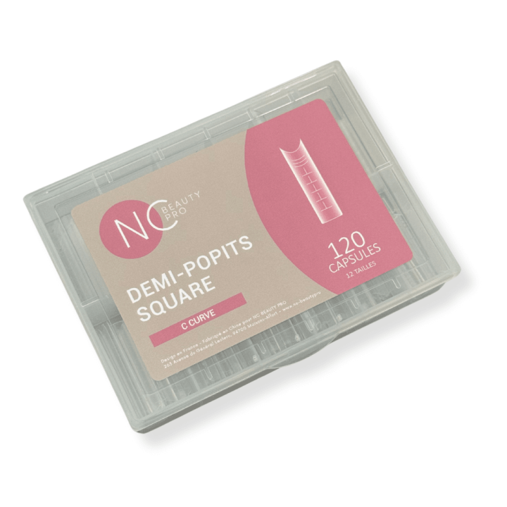 Demi-Popits Square Ccurve - Boite de 120 - NC Beauty Pro