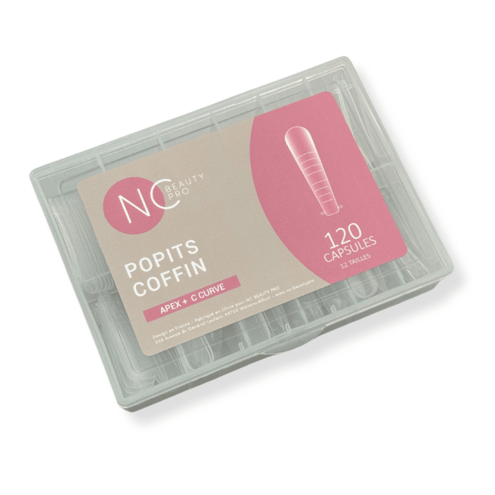 Popits Apex Moderne - Coffin - Boite de 120 - NC Beauty Pro