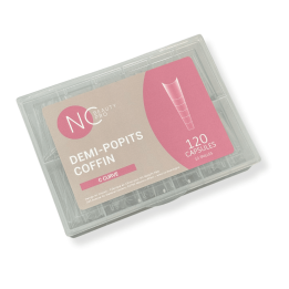 Demi-Popits Coffin Ccurve ++ - Nails Perfect, 120 Pieces