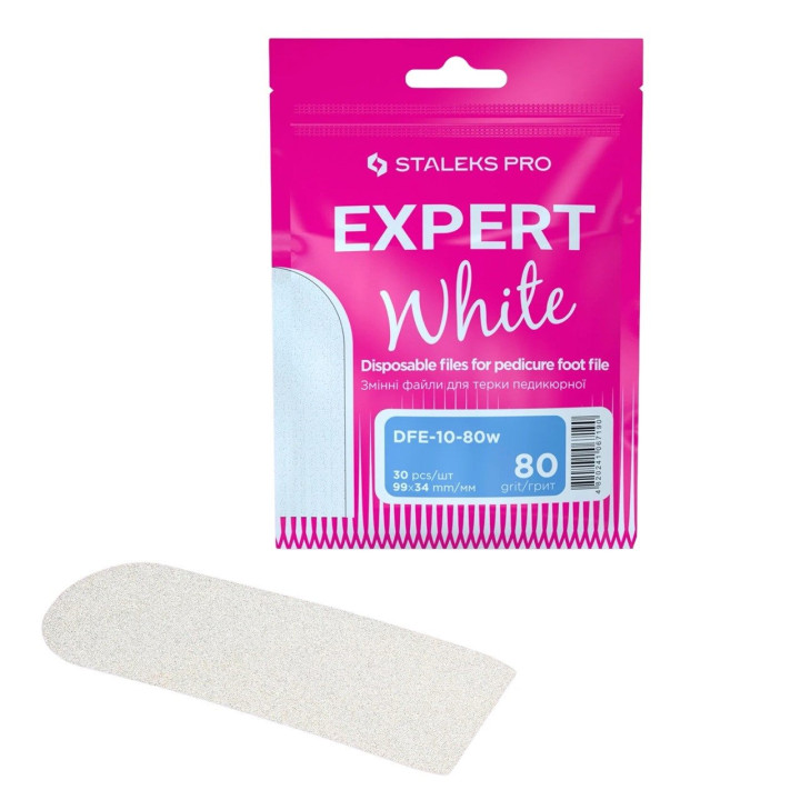 Adhésifs pour râpe pieds Staleks Expert 10 grain 80