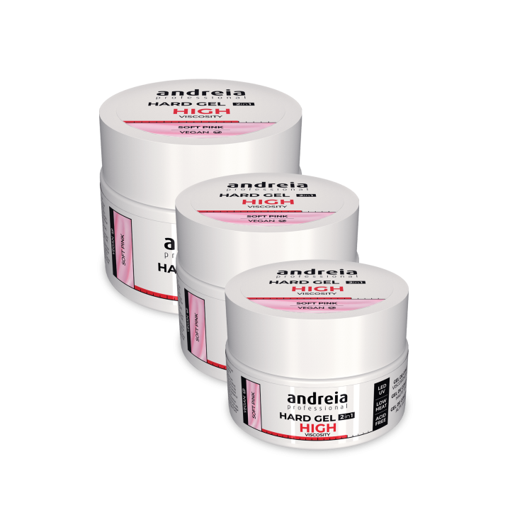 Hard Soft Pink Gel Andreia Pro: Sublima tus manicures