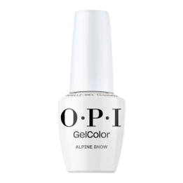 OPI GelColor Alpine Snow® - Blanco Puro, Brillo por 21 Días