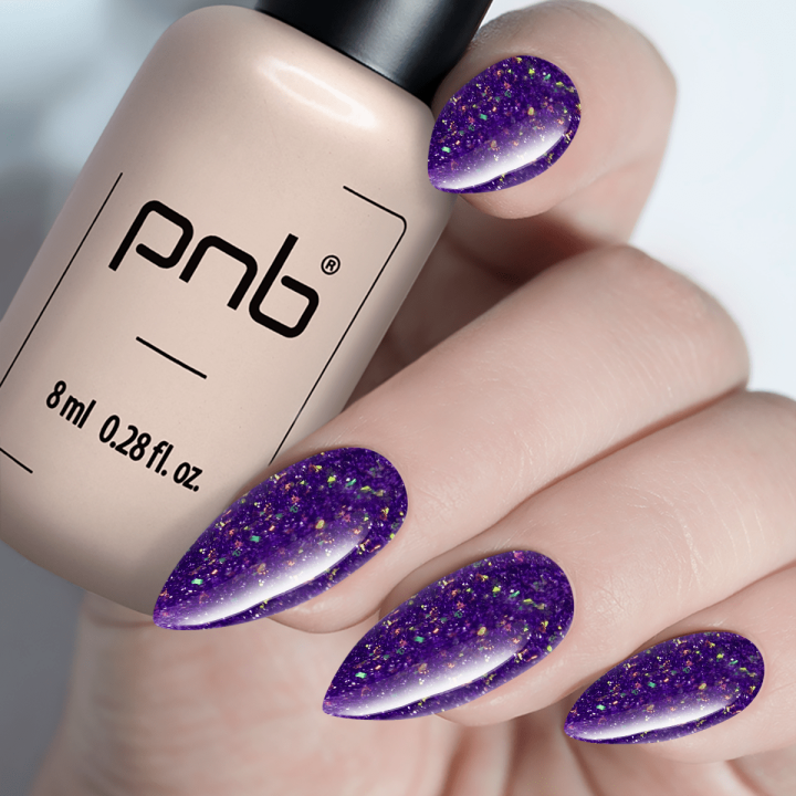 Esmalte de uñas en gel PNB 383 Midnight Spark