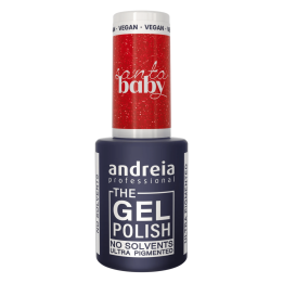The Gel Polish Andreia Rouge pailleté 10,5ml