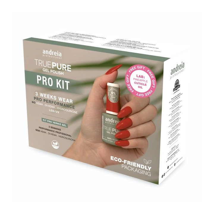 True Pure Gel Polish Pro Kit Andreia - Vegano
