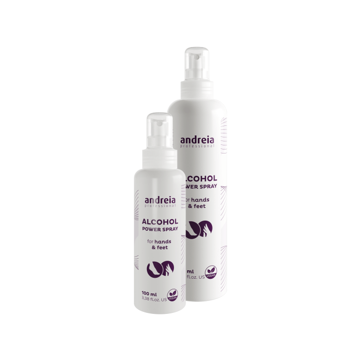 Mãos e pés pulverizam desinfectante Andreia nC-Beauty Pro.