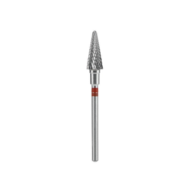 Embout Carbure Gaucher Cône arrondi Rouge Staleks FT73R060/14