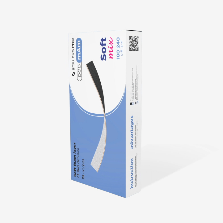 Lixas Espuma PapmAm Mix Staleks x25 Dupla Face Pro