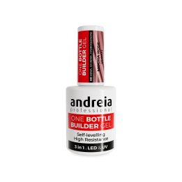 One Bottle Builder Gel 3 en 1 Mocha Rose auto nivelant Andreia Professionnel - Vegan