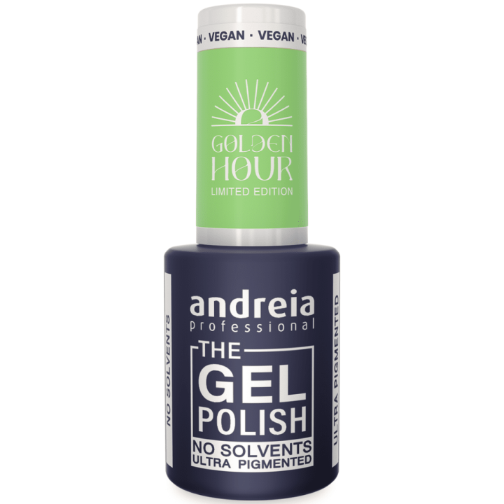 The Gel Polish Andreia Ed. Golden Hour GH6 - Vert Menthe Néon 10,5ml