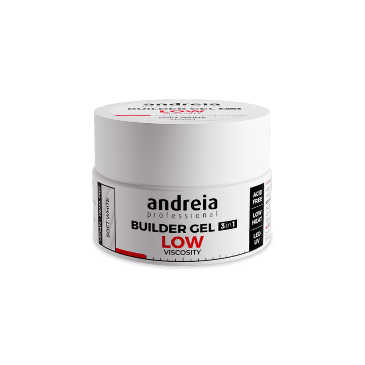 Builder Gel Faible viscosité ANDREIA soft white 22g
