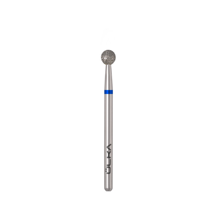 Fraise diamant ÜLKA boule bleue – tête 4 mm (B040-M)