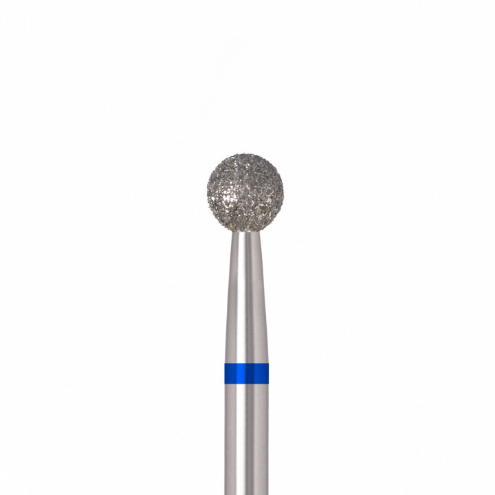 Fraise diamant ÜLKA boule bleue – tête 4 mm (B040-M)