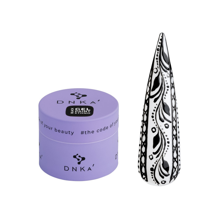 Ethno Black Gel Paint DNKa' - 5ml