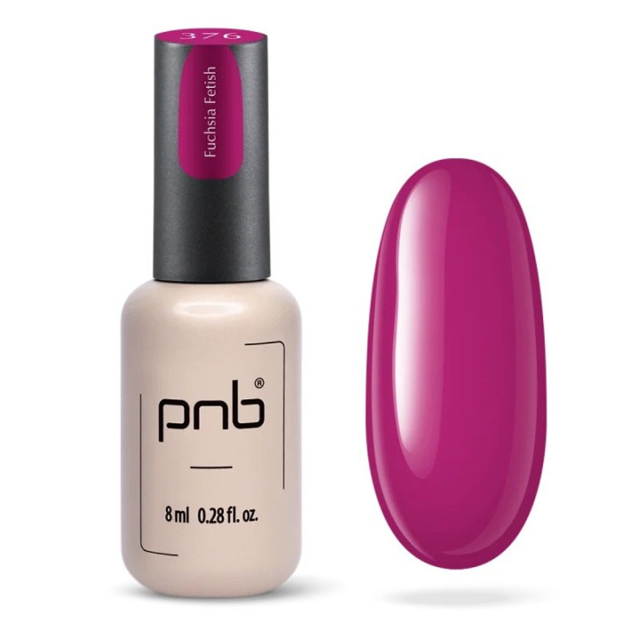Gel nail polish PNB 376 Fuchsia Fetish - 8ml