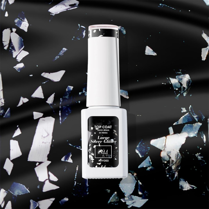 Top Coat Large Silver Glitter 1944 - 7ml