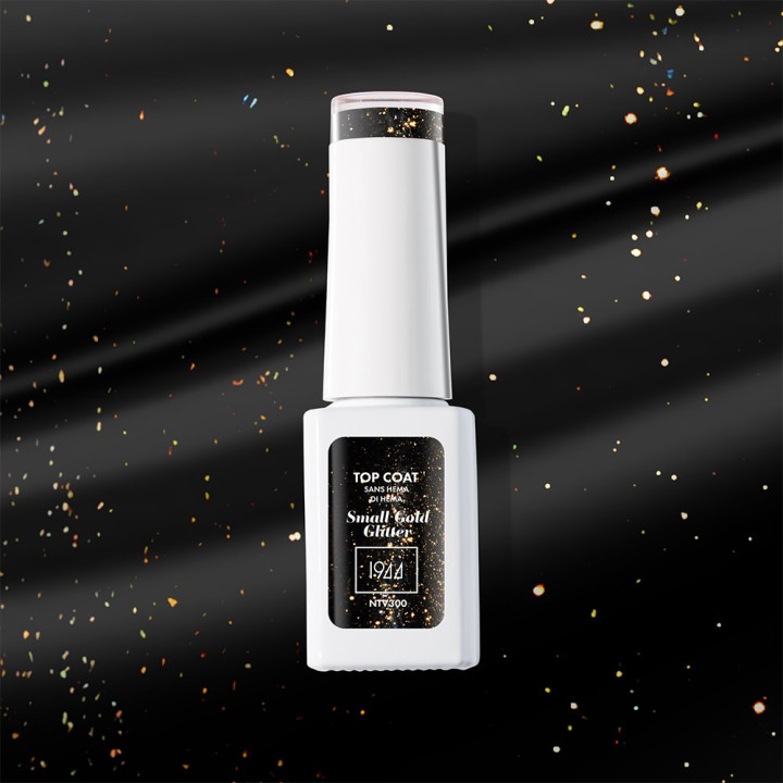 Top Coat Small Gold Glitter 1944 - 7ml