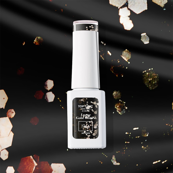 Top Coat Large Gold Glitter 1944 - 7ml