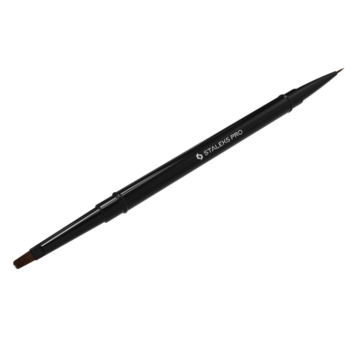 Staleks Pro - Pinceau gel double ovale - liner 7mm / 7mm