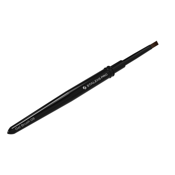 Staleks Pro - Pinceau gel plat 08 - 6mm / 10mm