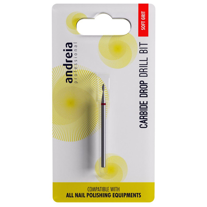 Andreia Red Drop-Shaped Carbide Bit