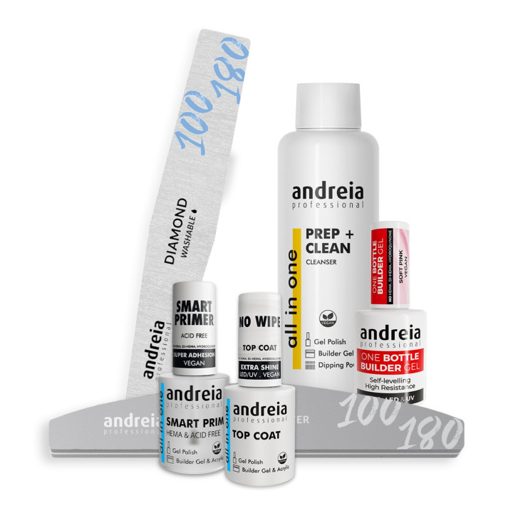 One Bottle Builder Gel Pro Kit Andreia