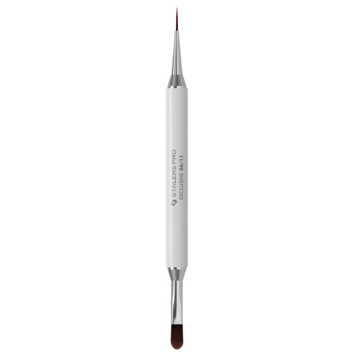 Pincel doble gel 11mm / liner 12mm EXCLUSIVE 06/11 Staleks