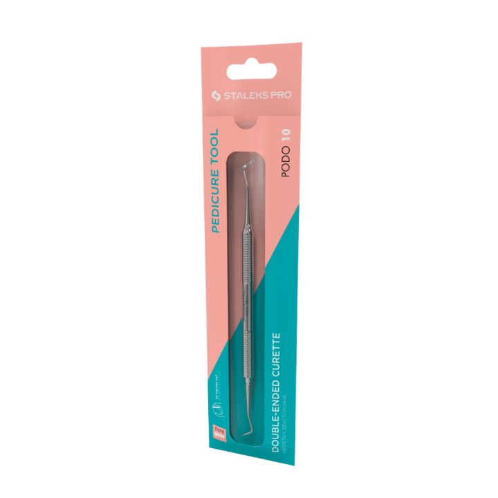 Double-ended podology curette PODO 10 TYPE 1 Staleks