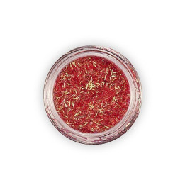 Copos de filamento naranja sangre