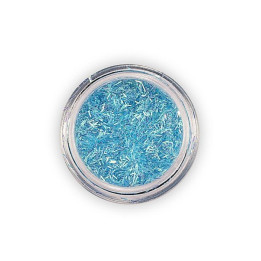Escamas de filamento azul