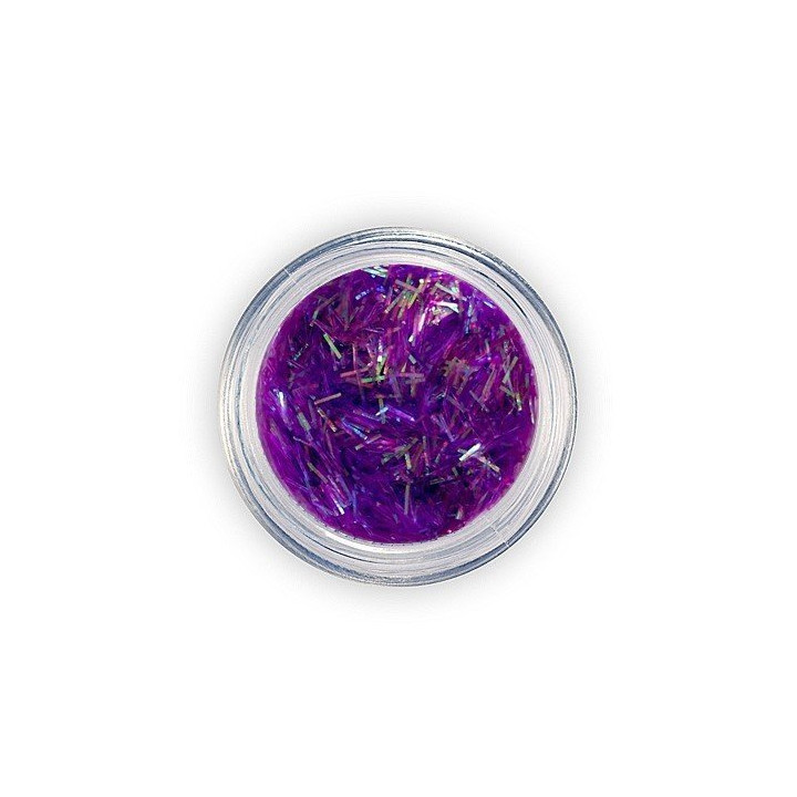 Escamas de filamento morado