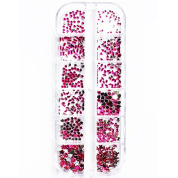 Assortiment strass rose