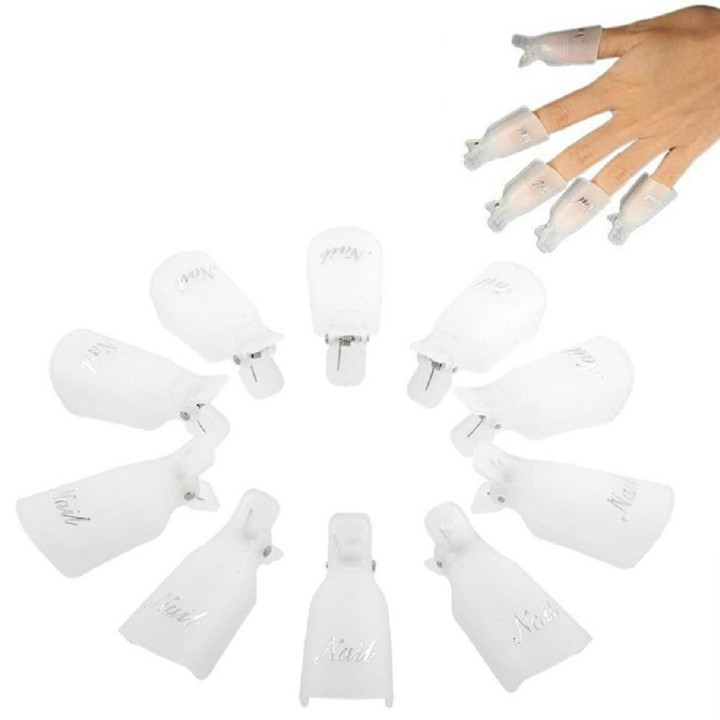 Clip drops nail polish