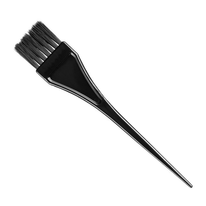 Black plastic coloring brush